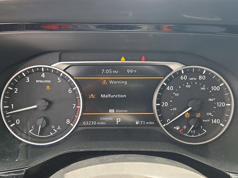 2022 Nissan Pathfinder VIN 5N1DR3AA8NC216471 COPART salvage auction — MINOR DENT/SCRATCHES, Ga - Cert Of Title-Rebuilt, sold $9,000 on 2026-07-28 (photo 9)