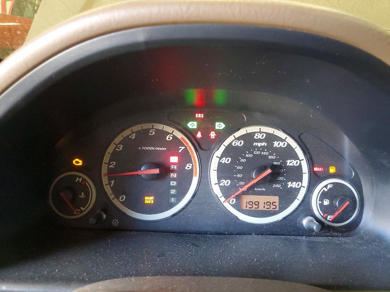 2002 Honda Cr-v VIN JHLRD78482C027835 COPART salvage auction — REAR END, Mi - Certificate Of Title, sold $300 on 2026-07-31 (photo 9)