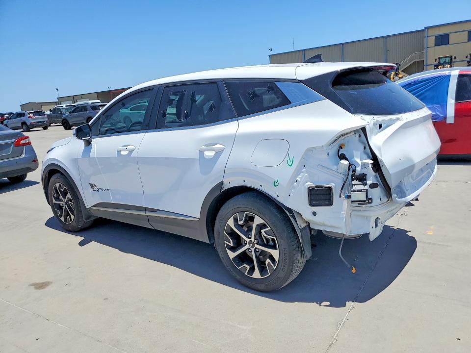 2024 Kia Sportage VIN 5XYK33DF3RG147324 COPART salvage auction — REAR END, TX - SALVAGE VEHICLE TITLE (P), sold $9,700 on 2026-08-20 (photo 2)