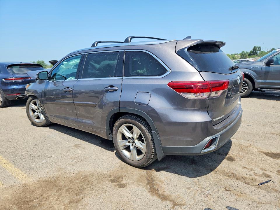 2018 Toyota Highlander VIN 5TDDZRFH0JS491645 COPART salvage auction — FRONT END, Pa - Certificate Of Salvage, sold $4,950 on 2026-07-17 (photo 2)