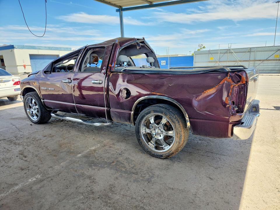 2004 Dodge Ram 1500 VIN 1D7HA18KX4J135052 COPART salvage auction — ROLLOVER, Nm - Certificate Of Title (P), sold $250 on 2026-07-10 (photo 2)