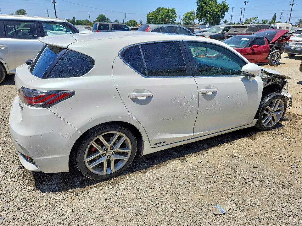 2015 Lexus Ct 200 VIN JTHKD5BH8F2225534 COPART salvage auction — FRONT END, Ca - Salvage Certificate, sold $3,550 on 2026-07-30 (photo 3)