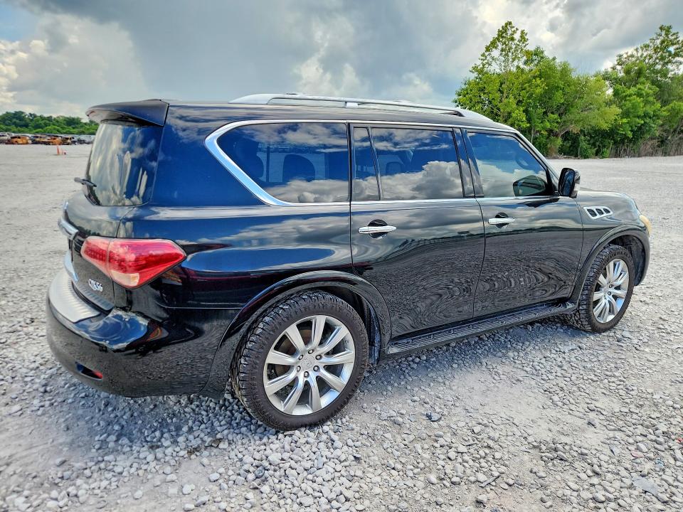 2012 Infiniti Qx56 VIN JN8AZ2NE3C9022718 COPART salvage auction — MINOR DENT/SCRATCHES, IL - CERTIFICATE OF TITLE, sold $1,200 on 2026-07-23 (photo 3)