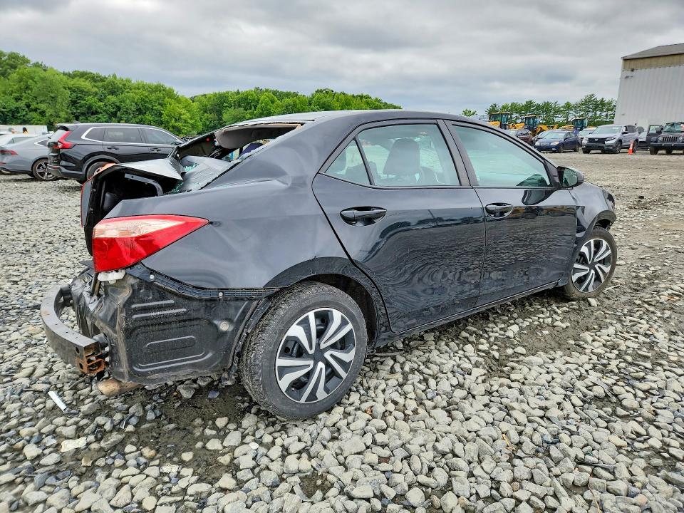 2019 Toyota Corolla VIN 5YFBURHE6KP861662 COPART salvage auction — ALL OVER, NJ - CERT OF TITLE-SALVAGE (P), sold $1,050 on 2026-07-22 (photo 3)