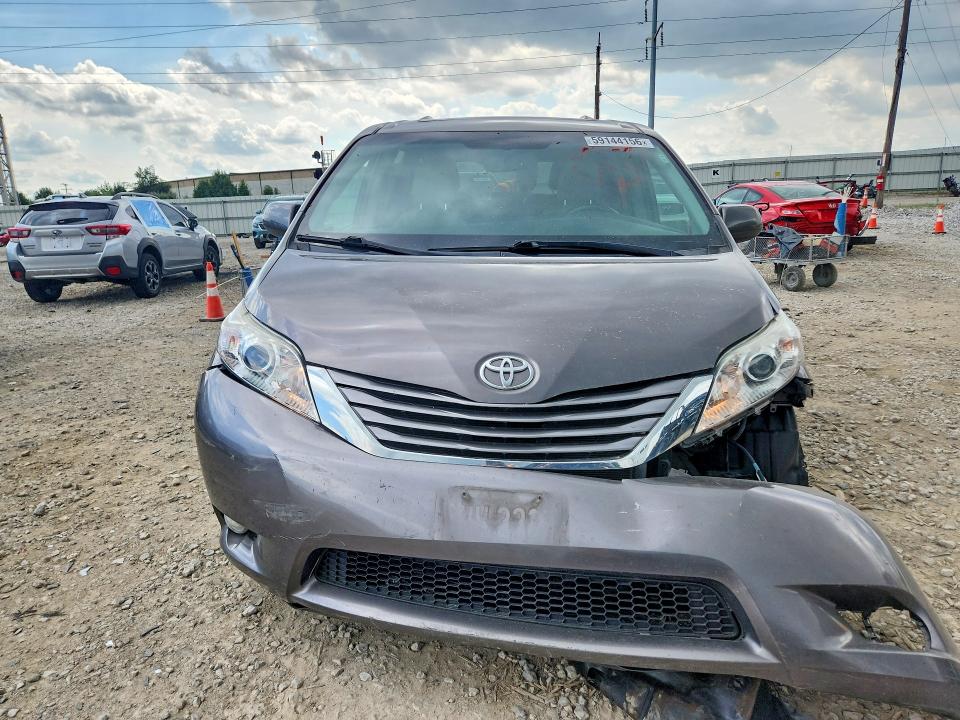 2016 Toyota Sienna VIN 5TDYK3DC7GS735505 COPART salvage auction — FRONT END, OH - CERT OF TITLE-SALVAGE, sold $800 on 2026-07-21 (photo 5)