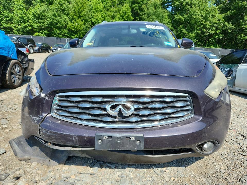 2010 Infiniti Fx VIN JN8AS1MW7AM856364 COPART salvage auction — FRONT END, Md - Cert Of Salvage > 75% Damage, sold $400 on 2026-07-17 (photo 5)