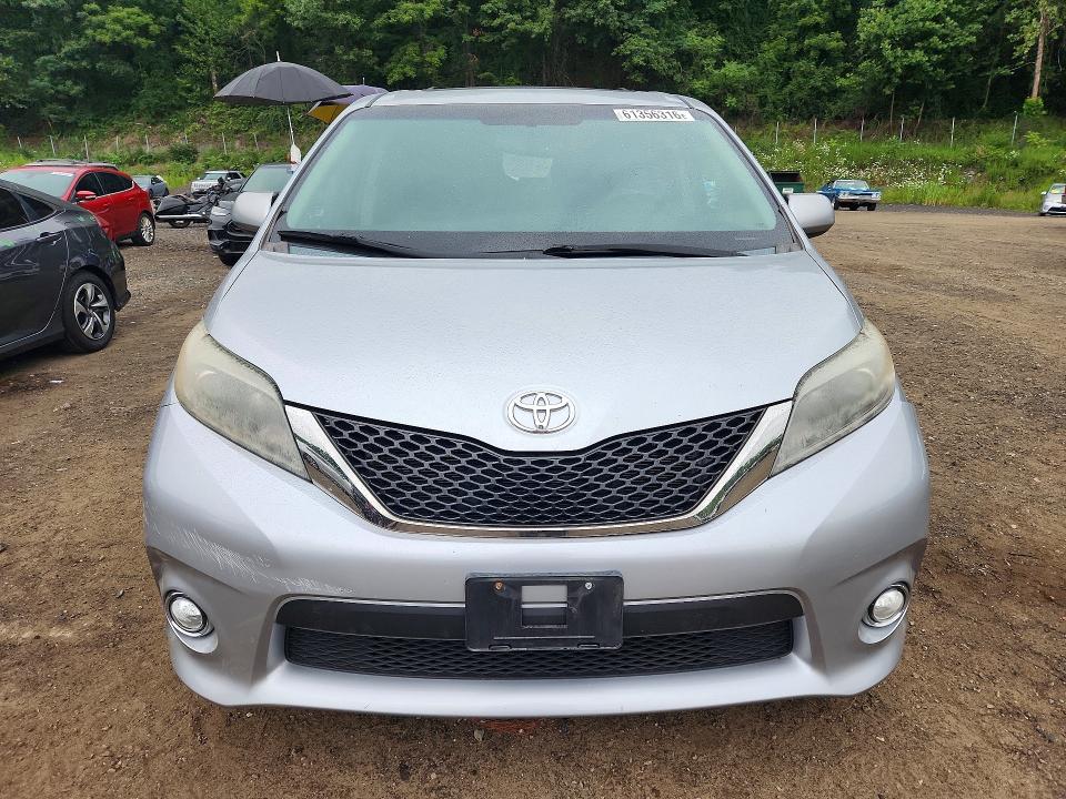2015 Toyota Sienna VIN 5TDXK3DC1FS528473 COPART salvage auction — REAR END, Ny - Mv-907A Salvage Certificate, sold $325 on 2026-07-28 (photo 5)