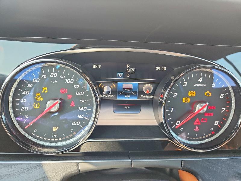 2018 Mercedes-benz VIN WDD1J6FB3JF028148 COPART salvage auction — WATER/FLOOD, Tx - Certificate Of Title, sold $4,200 on 2026-07-21 (photo 9)