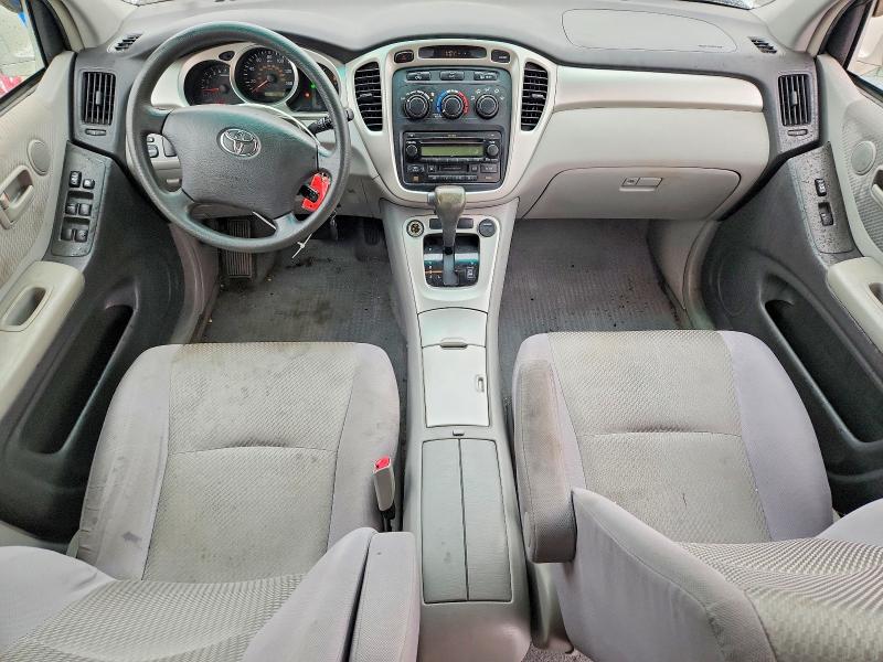 2005 Toyota Highlander VIN JTEEP21A550122263 COPART salvage auction — FRONT END, Ny - Mv-907A Salvage Certificate, sold $800 on 2026-07-15 (photo 8)