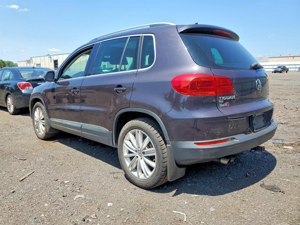 2016 Volkswagen Tiguan VIN WVGBV7AX9GW566059 COPART salvage auction — MECHANICAL, Ct - Certificate Of Title, sold $2,550 on 2026-07-31 (photo 2)