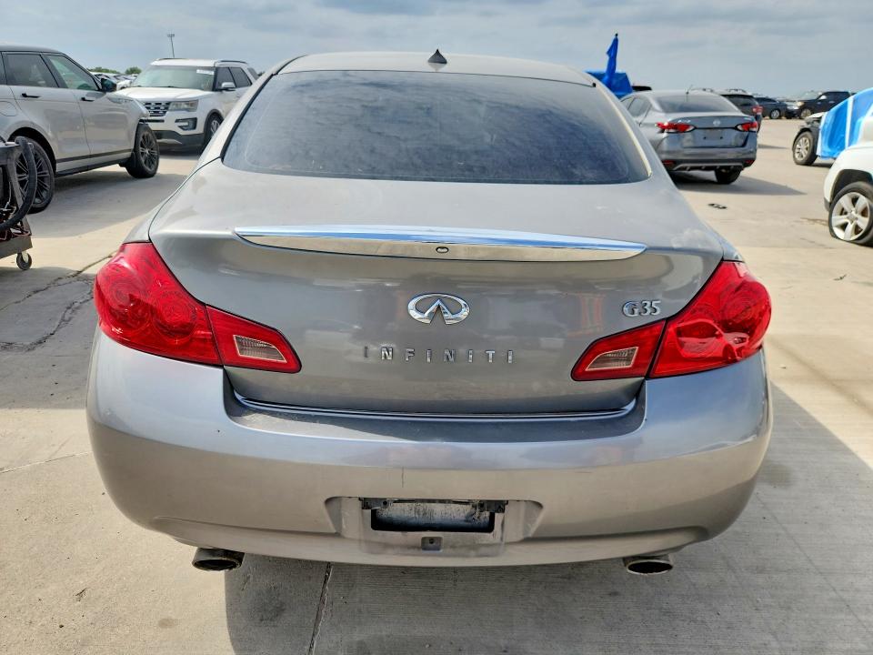 2007 Infiniti G35 VIN JNKBV61E97M717344 COPART salvage auction — MINOR DENT/SCRATCHES, TX - CERT OF TITLE-REBUILT SALVAGE, sold $500 on 2026-07-30 (photo 6)