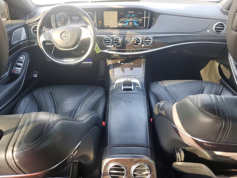 2015 Mercedes-benz S-klasse amg VIN WDDUG7JB7FA148967 COPART salvage auction — FRONT END, Nc - Salvage Certificate Of Title, sold $3,000 on 2026-07-28 (photo 8)