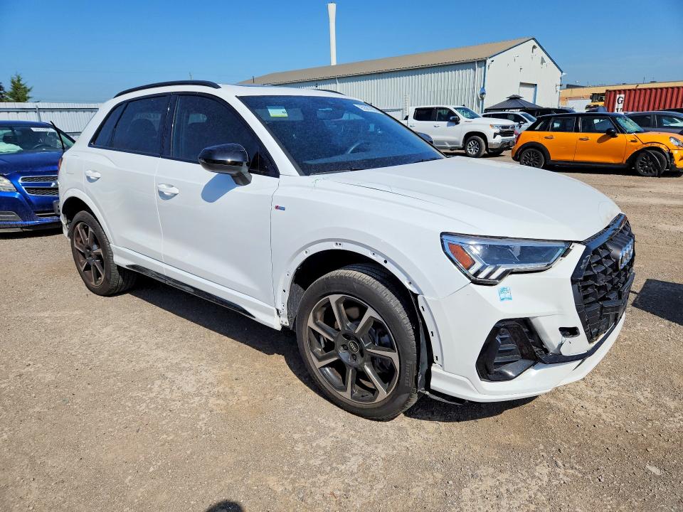 2023 Audi Q3 VIN WA1EECF33P1041618 COPART salvage auction — FRONT END, On - Permit No Brand - Unfit, sold $7,000 on 2026-07-28 (photo 4)