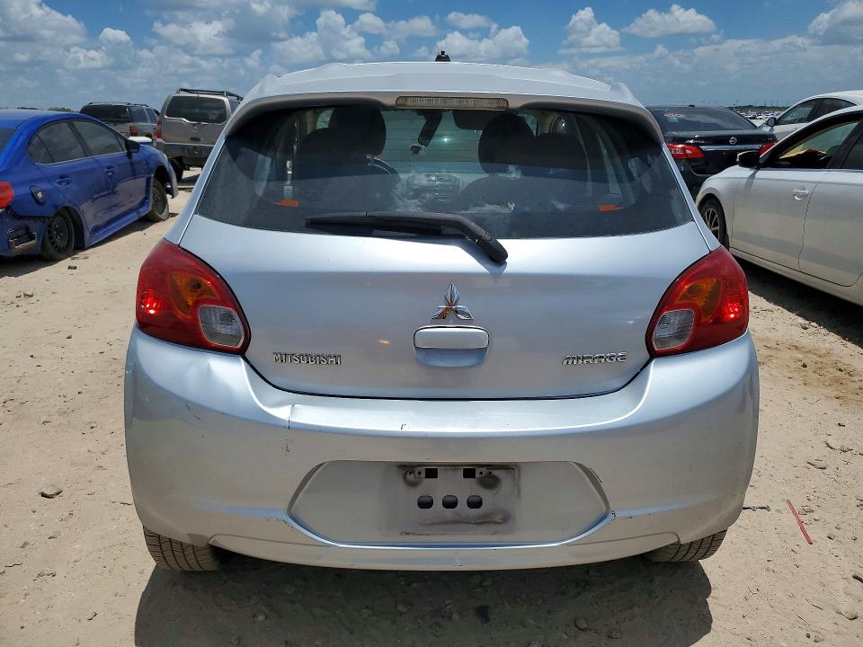 2015 Mitsubishi Mirage VIN ML32A3HJXFH059865 COPART salvage auction — FRONT END, Tx - Salvage Vehicle Title, sold $25 on 2026-07-23 (photo 6)