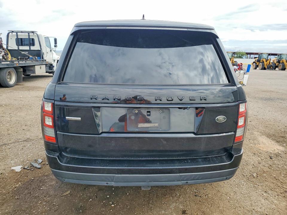2016 Land rover RANGE ROVER VIN SALGS3EFXGA269689 COPART salvage auction — FRONT END, Az - Cert Of Title - Salvage, sold $4,450 on 2026-07-31 (photo 6)