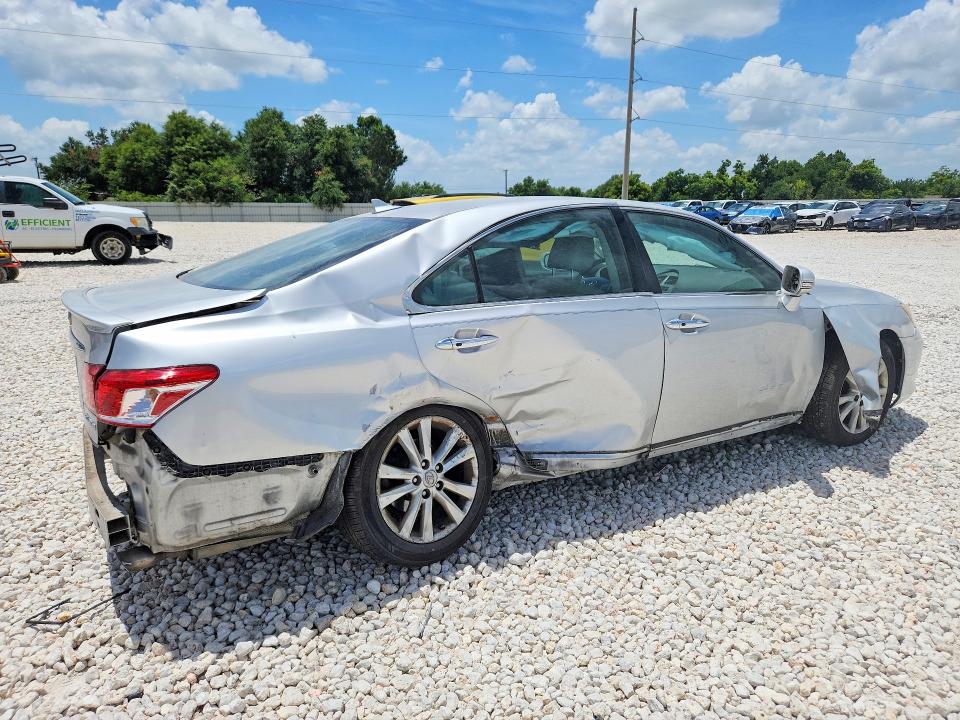 2011 Lexus Es 350 VIN JTHBK1EG9B2417590 COPART salvage auction — SIDE, TX - SALVAGE VEHICLE TITLE (P), sold $925 on 2026-07-23 (photo 3)