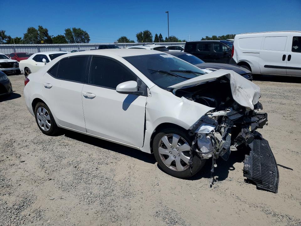 2018 Toyota Corolla VIN 5YFBURHE2JP799904 COPART salvage auction — FRONT END, Ca - Salvage Certificate, sold $1,750 on 2026-07-21 (photo 4)