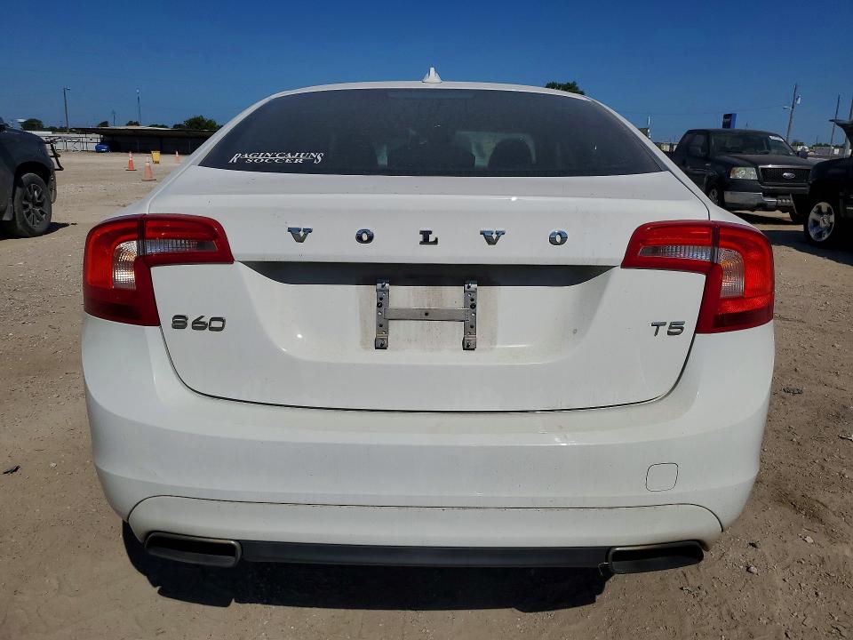 2016 Volvo S60 VIN YV126MFK9G2392265 COPART salvage auction — MECHANICAL, Tx - Certificate Of Title, sold $4,935 on 2026-07-29 (photo 6)