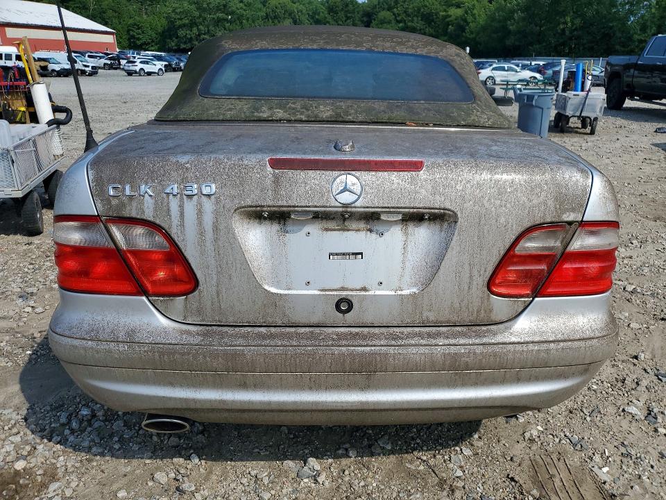 2002 Mercedes-benz Clk-class VIN WDBLK70G62T103758 COPART salvage auction — MINOR DENT/SCRATCHES, MA - CERTIFICATE OF TITLE, sold $100 on 2026-07-30 (photo 6)