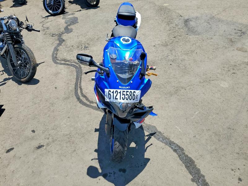 2007 Suzuki Gsx-r VIN JS1GN7DA772115893 COPART salvage auction — FRONT END, Ca - Salvage Certificate, sold $1,150 on 2026-07-23 (photo 5)