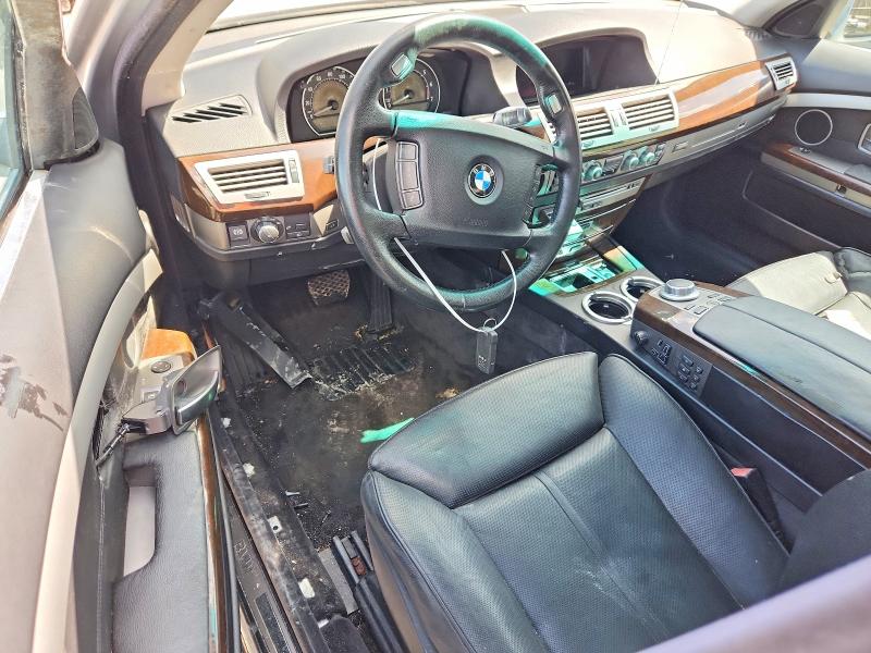 2006 BMW 7 series VIN WBAHN83556DT60972 COPART salvage auction — WATER/FLOOD, Fl - Certificate Of Title, sold $425 on 2026-08-04 (photo 8)
