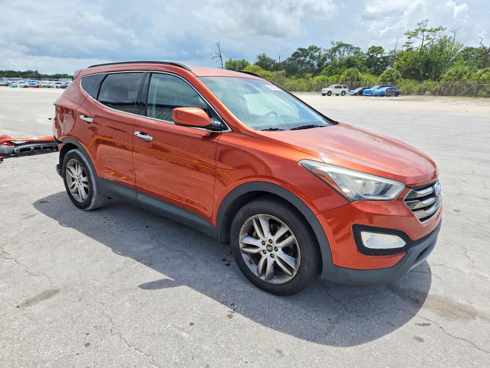 2013 Hyundai VIN 5XYZU3LA3DG069220 COPART salvage auction — REAR END, FL - CERT OF TITLE SLVG REBUILDABLE, sold $175 on 2026-07-22 (photo 4)