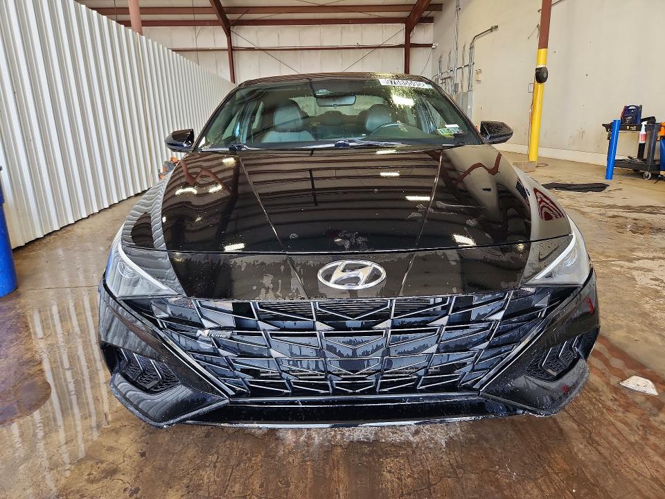 2021 Hyundai Elantra VIN KMHLR4AF4MU153200 COPART salvage auction — MECHANICAL, Wv - Certificate Of Title, sold $1,600 on 2026-07-28 (photo 5)