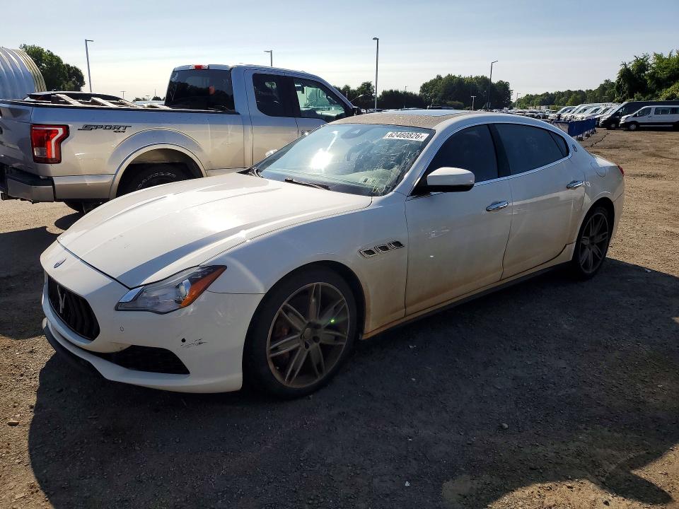 2017 Maserati Quattroporte VIN ZAM56RRA3H1206029 COPART salvage auction — FRONT END, WV - CERTIFICATE OF TITLE, sold $6,900 on 2026-07-27 (photo 1)
