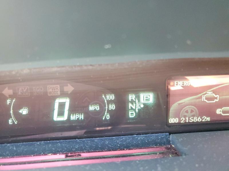 2013 Toyota Prius VIN JTDKN3DU2D5565660 COPART salvage auction — VANDALISM, Ca - Salvage Certificate, sold $1,000 on 2026-07-28 (photo 9)