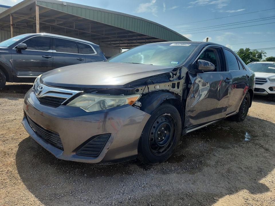 2012 Toyota Camry VIN 4T4BF1FK8CR273322 COPART salvage auction — SIDE, TX - CERTIFICATE OF TITLE, sold $2,450 on 2026-07-09 (photo 1)