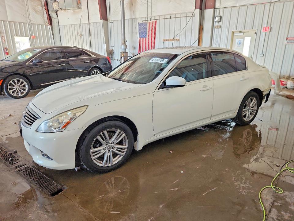 2013 Infiniti G VIN JN1CV6AR3DM354532 COPART salvage auction — REAR END, Wi - Junked Vehicle Bill Of Sale, sold $550 on 2026-08-03 (photo 1)