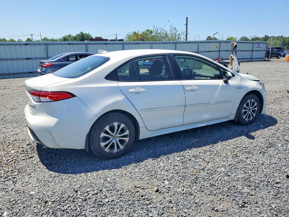 2020 Toyota Corolla VIN JTDEBRBE3LJ020657 COPART salvage auction — FRONT END, Nj - Cert Of Title-Salvage, sold $6,300 on 2026-07-28 (photo 3)