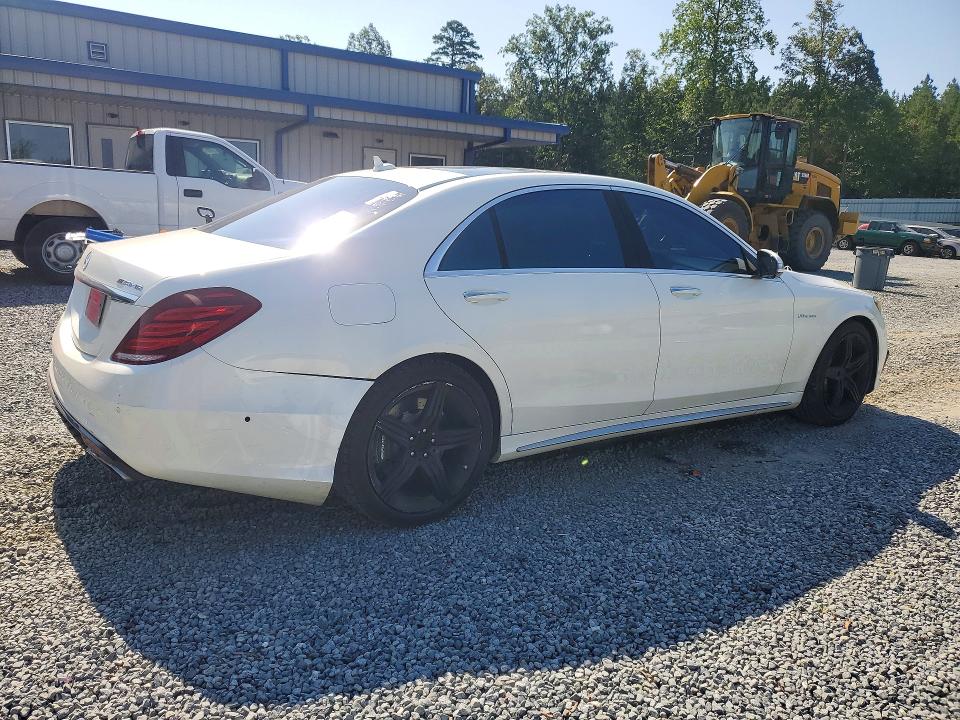 2014 Mercedes-benz S-klasse amg VIN WDDUG7JB5EA020466 COPART salvage auction — NORMAL WEAR, Nc - Dealer Only Clean Title (P), sold $16,600 on 2026-08-18 (photo 3)