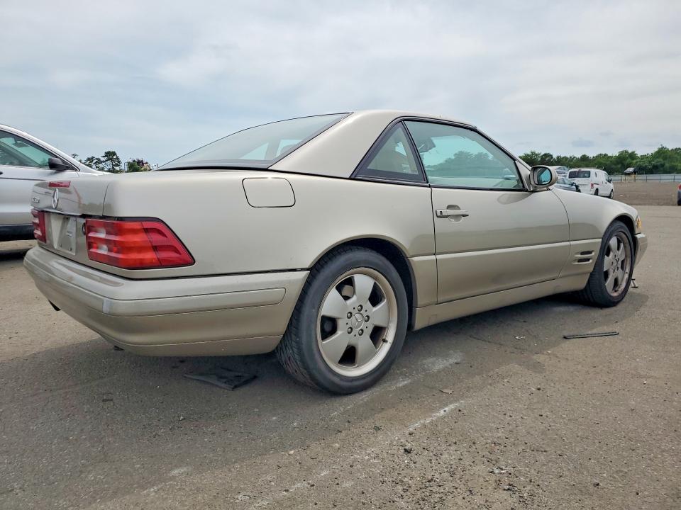 1999 Mercedes-benz Sl-class VIN WDBFA68F4XF183072 COPART salvage auction — MINOR DENT/SCRATCHES, NY - CERTIFICATE OF TITLE, sold $3,350 on 2026-07-15 (photo 3)