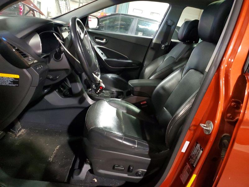 2013 Hyundai Santa fe VIN 5XYZW3LA3DG041668 COPART salvage auction — MECHANICAL, Ia - Certificate Of Title, sold $1,200 on 2026-07-25 (photo 7)