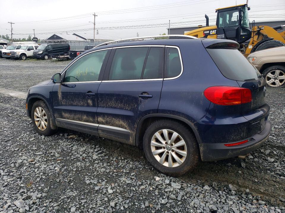 2014 Volkswagen Tiguan VIN WVGJV3AXXEW624990 COPART salvage auction — WATER/FLOOD, Ns - Cert Of Registration, sold $225 on 2026-08-13 (photo 2)