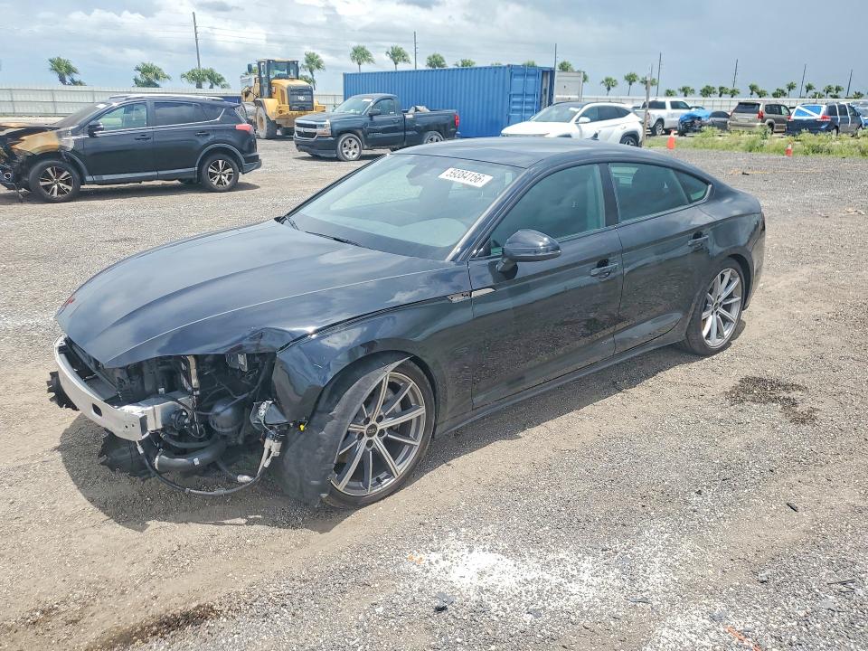2025 Audi A5 VIN WAUDACF56SA008018 COPART salvage auction — FRONT END, Fl - Cert Of Title Slvg Rebuildable, sold $16,100 on 2026-07-13 (photo 1)