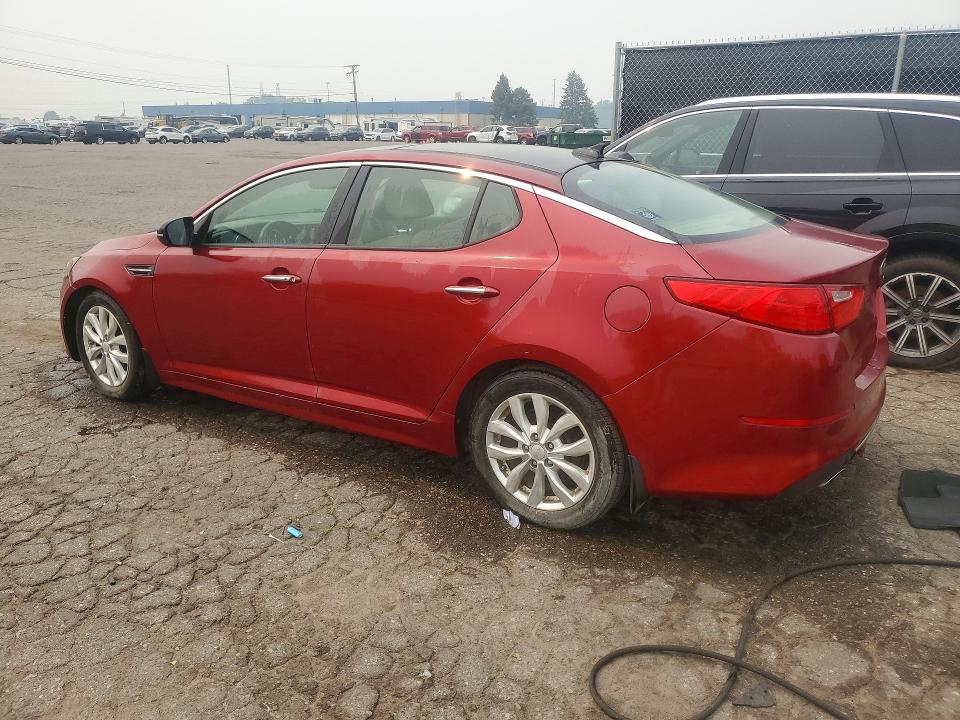 2014 Kia Optima VIN 5XXGN4A75EG313845 COPART salvage auction — MINOR DENT/SCRATCHES, MI - CERTIFICATE OF TITLE, sold $300 on 2026-07-31 (photo 2)