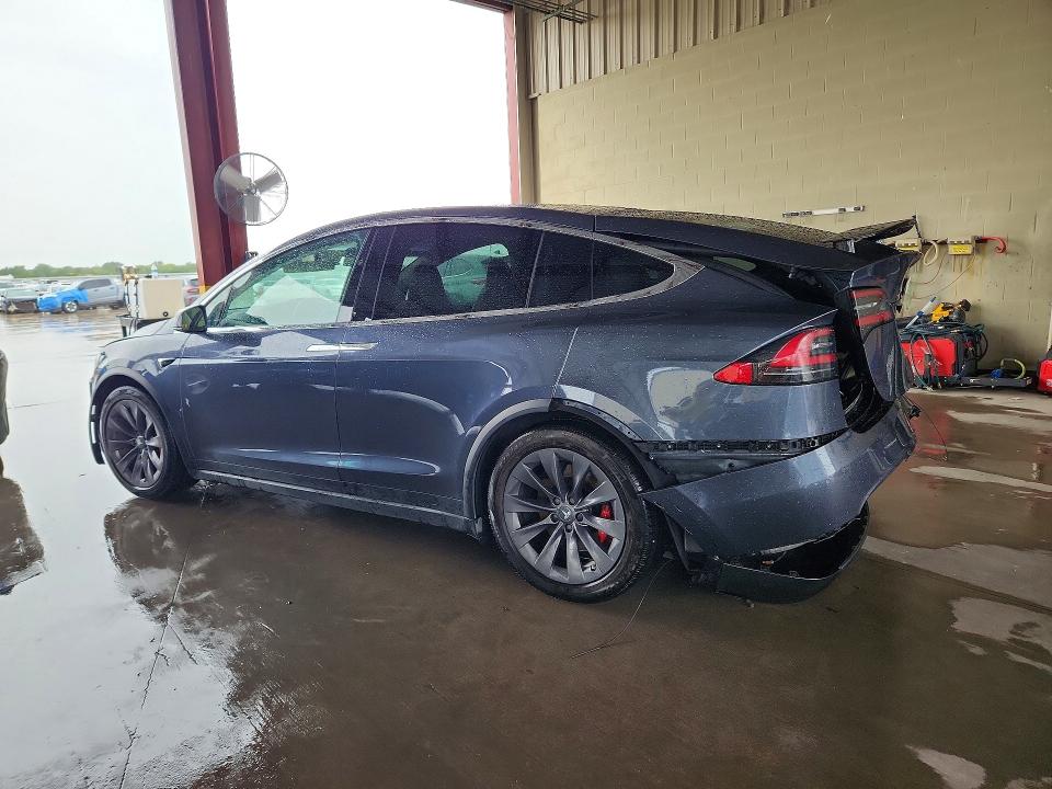 2018 Tesla Model x VIN 5YJXCDE44JF081127 COPART salvage auction — REAR END, Tx - Certificate Of Title, sold $7,700 on 2026-07-27 (photo 2)