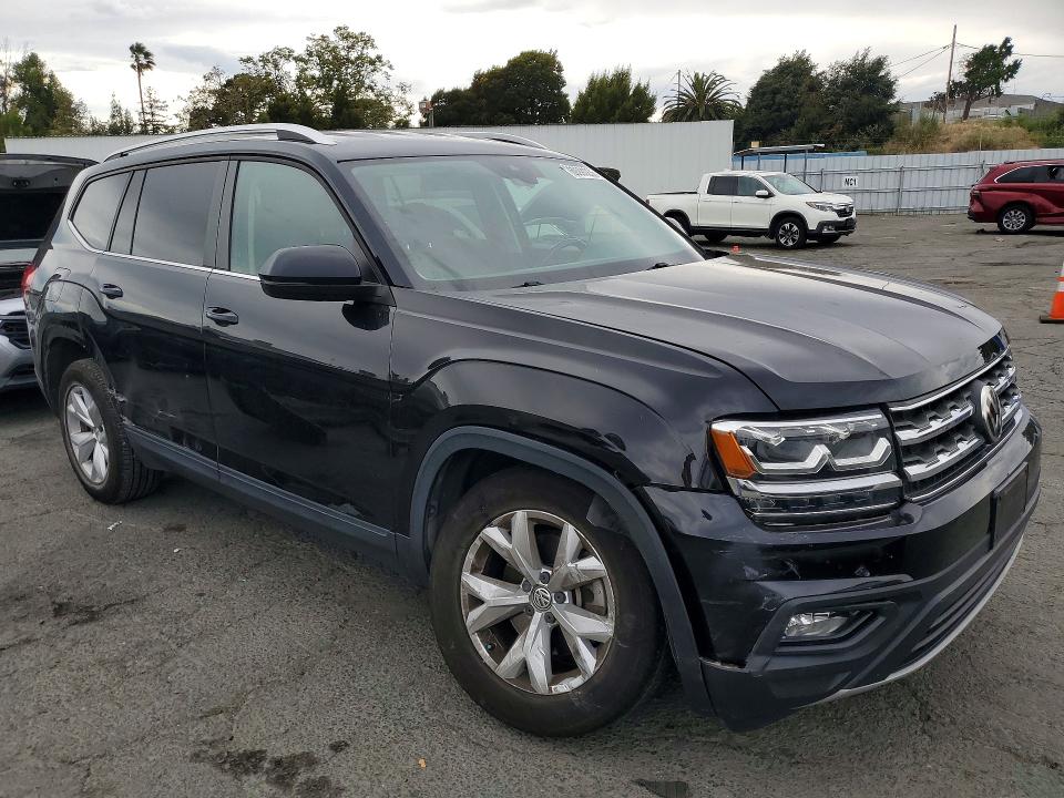 2018 Volkswagen Atlas VIN 1V2LR2CA8JC590028 COPART salvage auction — FRONT END, Ca - Salvage Certificate, sold $15 on 2026-07-24 (photo 4)