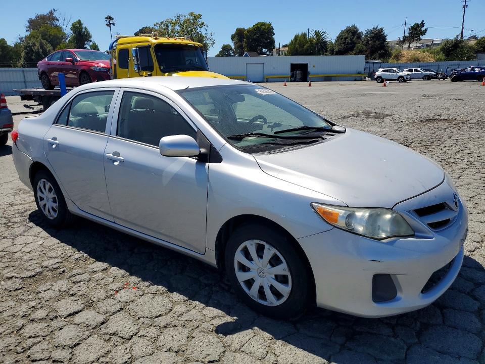 2012 Toyota Corolla VIN 5YFBU4EEXCP022378 COPART salvage auction — REAR END, CA - SALVAGE CERTIFICATE, sold $2,350 on 2026-07-31 (photo 4)