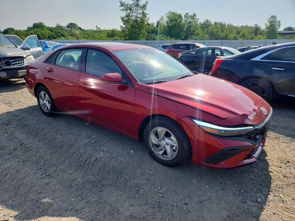 2025 Hyundai Elantra VIN KMHLL4DG3SU089105 COPART salvage auction — FRONT END, MA - CERT OF TITLE-SALVAGE (P), sold $7,300 on 2026-07-29 (photo 4)