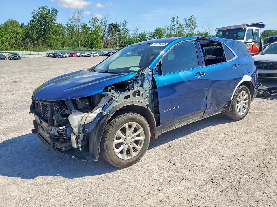 2019 Chevrolet Equinox VIN 2GNAXUEV8K6205787 COPART salvage auction — FRONT END, Ny - Mv-907A Salvage Certificate, sold $300 on 2026-07-20 (photo 1)