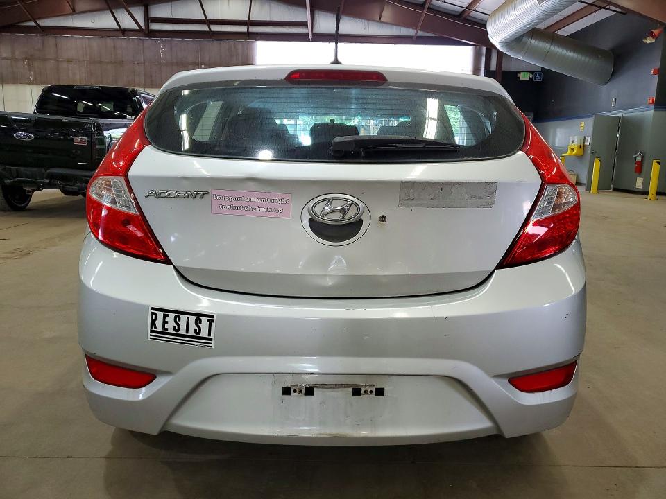 2012 Hyundai Accent VIN KMHCT5AE4CU033541 COPART salvage auction — FRONT END, CT - CERTIFICATE OF TITLE (P), sold $1,700 on 2026-07-30 (photo 6)