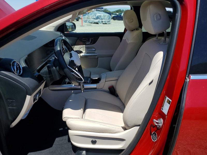 2022 Mercedes-benz Gla-klasse VIN W1N4N4GB0NJ329941 COPART salvage auction — FRONT END, Ca - Salvage Certificate, sold $7,700 on 2026-08-13 (photo 7)