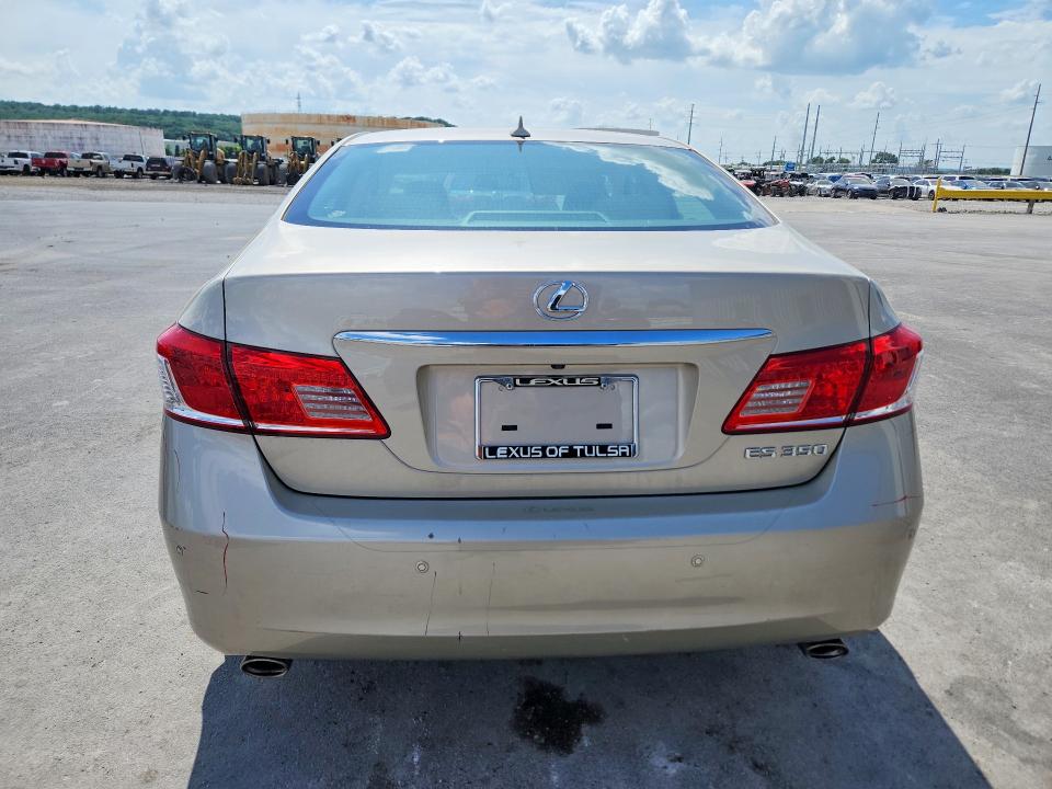 2011 Lexus ES VIN JTHBK1EG1B2459316 COPART salvage auction — FRONT END, Ok - Cert Of Title-Salvage, sold $4,850 on 2026-07-22 (photo 6)