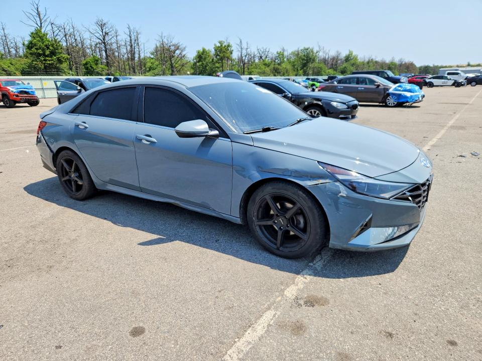 2021 Hyundai VIN KMHLP4AG0MU119821 COPART salvage auction — REAR END, Ny - Mv-907A Salvage Certificate, sold $6,300 on 2026-07-08 (photo 4)