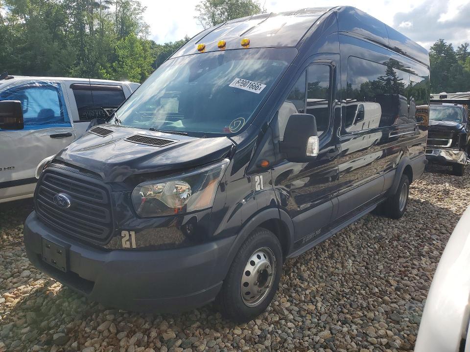 2017 Ford Transit VIN 1FBVU4XG1HKA17348 COPART salvage auction — FRONT END, Ct - Cert Of Title-Salvage, sold $8,500 on 2026-07-28 (photo 1)