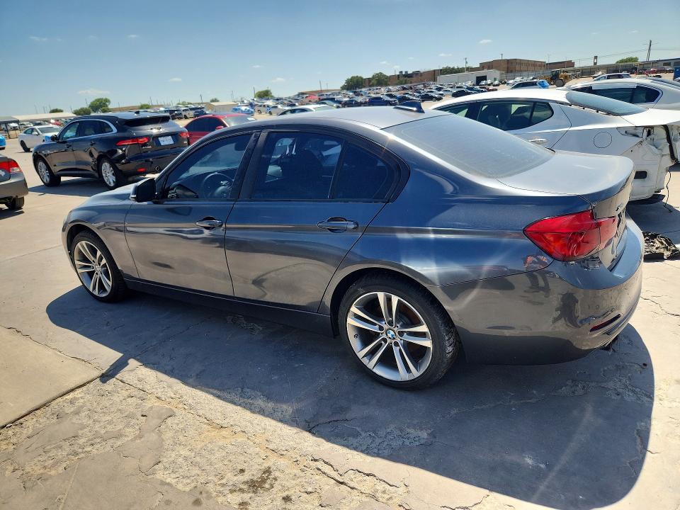 2017 BMW 3er VIN WBA8D9C30HA011715 COPART salvage auction — NORMAL WEAR, Tx - Certificate Of Title (P), sold $2,900 on 2026-08-20 (photo 2)