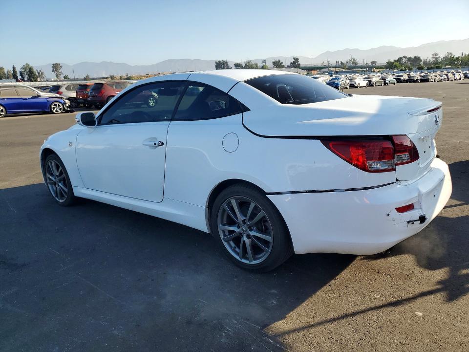 2014 Lexus Is VIN JTHFF2C24E2530287 COPART salvage auction — REAR END, Ca - App For Dup Salvage Or Ac, sold $300 on 2026-07-29 (photo 2)